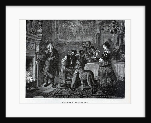 Charles V at Fuggers, 1882 by Anonymous