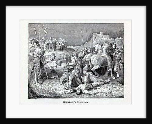 Grumbachs Execution, 1882 by Anonymous