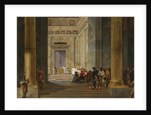 The Queen of Sheba before the Temple of King Solomon in Jerusalem, ca 1630-1634 by Salomon de Bray