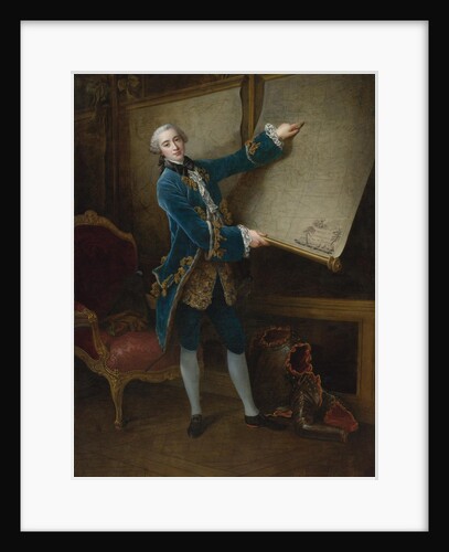 Portrait of the Comte de Vaudreuil by François-Hubert Drouais