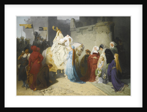 Merlin presenting the future King Arthur, 1873 by Emil Johann Lauffer