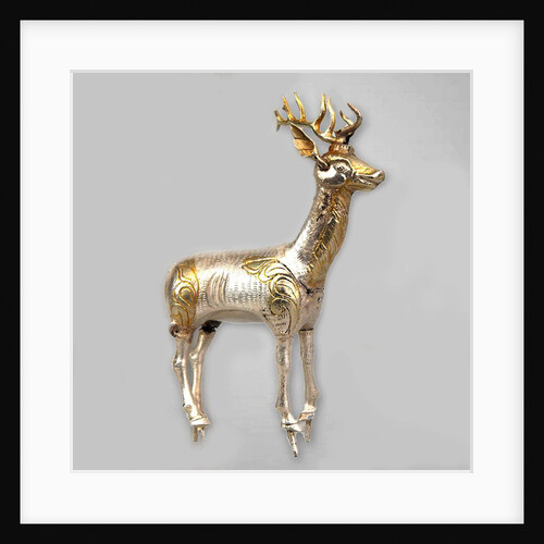 Stag (From Khashaat, Arkhangai Province, Mongolia), ca 700 by Khazar culture