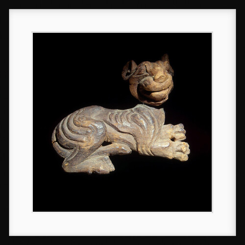 Lying Tiger. Plaque, 5th-4th century BC by Pazyryk Burial Mounds Ancient Altaian