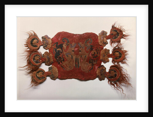 Saddle Cover, 5th cen. BC by Pazyryk Burial Mounds Ancient Altaian