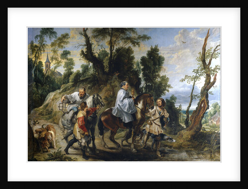 Rudolph of Habsburg and the Priest, ca 1625 by Jan Wildens
