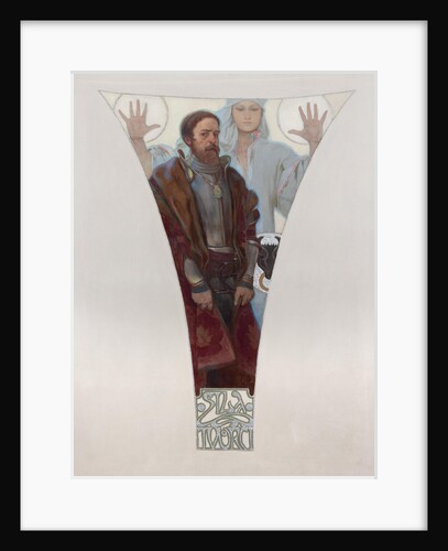 John of Pernstein, 1911 by Alfons Marie Mucha