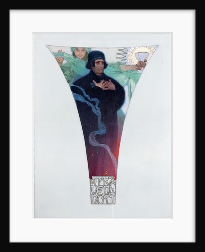 John Hus, 1911 by Alfons Marie Mucha