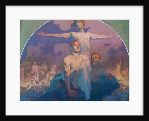 By ones own strength I, 1911 by Alfons Marie Mucha
