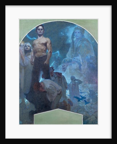By ones own strength II, 1911 by Alfons Marie Mucha