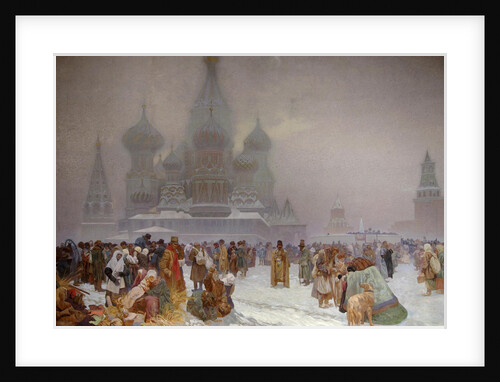 The Abolition of Serfdom in Russia, 1914 by Alfons Marie Mucha