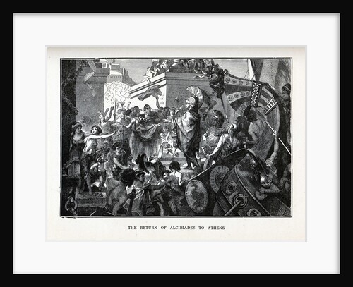 The Return of Alcibiades to Athens, 1882 by Hermann Vogel