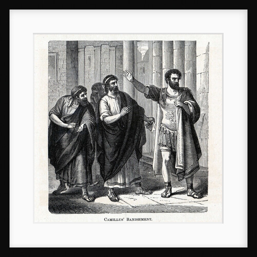 Camillus Banishment, 1882 by Anonymous