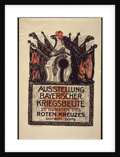 Exhibition of the Bavarian war spoils to benefit the Red Cross, 1915 by Franz Ritter von Stuck
