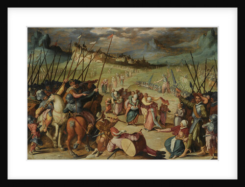 The faithful wives of Weinsberg by Isaac Claesz. van Swanenburg