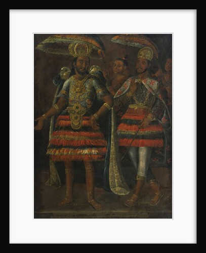Portrait of Moctezuma and Cuauhtémoc, 17th century by Anonymous
