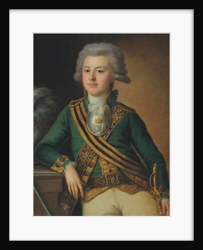Portrait of Yakov Ivanovich Likhachov, Podporuchik of the Semyonovsky Life-Guards Regiment, 1792 by Ermolay Dementyevich Kamezhenkov
