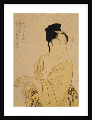 The Fancy-Free Type, from the series Ten Types in the Physiognomic Study of Women, c. 1793 by Kitagawa Utamaro