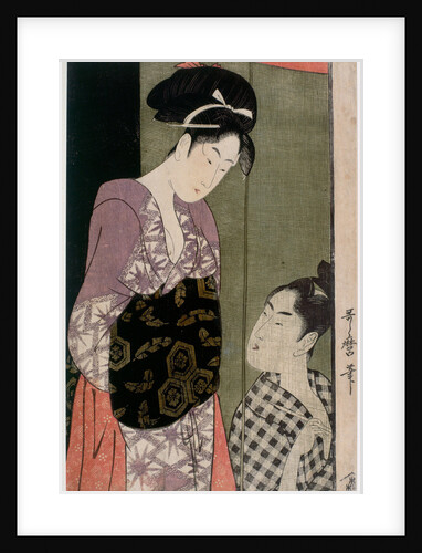 Mosquito Net, ca 1797 by Kitagawa Utamaro