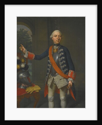 Portrait of Friedrich Wilhelm Ernst, Count of Schaumburg-Lippe, 1763 by Mattheus Verheyden