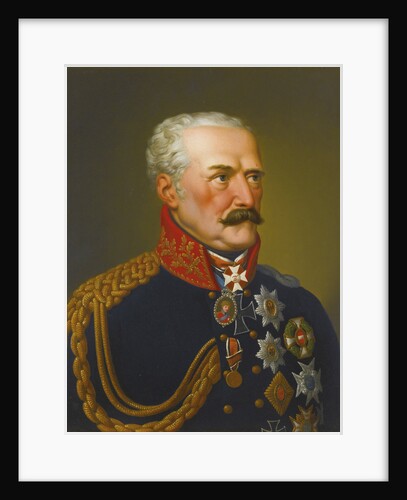 Portrait of Gebhard Leberecht von Blücher, Prince of Wahlstatt by Eduard Ströhling