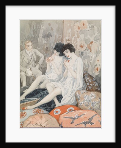 Lady in Her Boudoir, 1929 by Alexander Petrovich Apsit