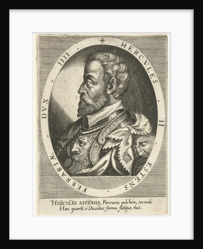 Ercole II dEste, Duke of Ferrara, Modena and Reggio, ca. 1600 by Dominicus Custos