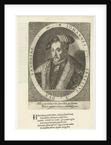 John Ernest, Duke of Saxe-Coburg, 1601 by Dominicus Custos