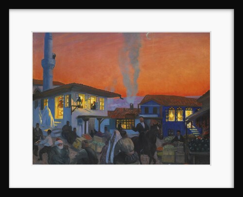 Bakhchisaray, 1917 by Boris Michaylovich Kustodiev