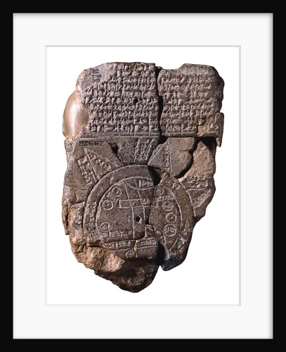 The Babylonian Map of the World, c. 510-c. 500 BC by Assyrian Art