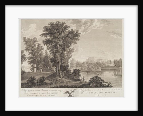 View of the Palace in Gatchina from the Park, 1799-1800 by Ivan Vasilievich Chessky