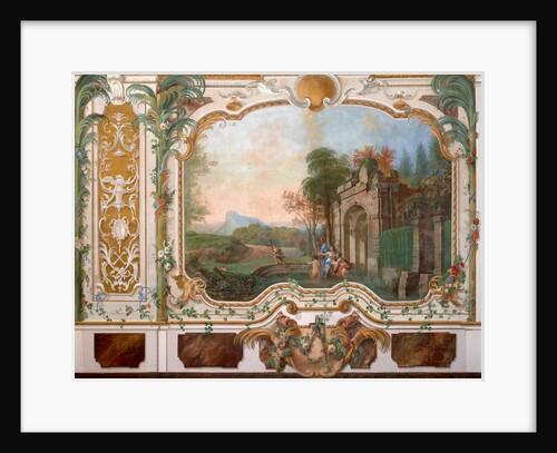 Mural painting in the living room of the Chinese palace in Oranienbaum, Mid of the 18th century by Anonymous
