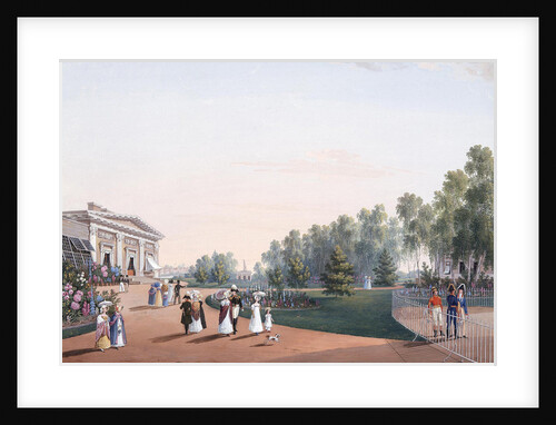 The View of the Park near the Yelagin Palace, 1823 by Karl Petrovich Beggrov