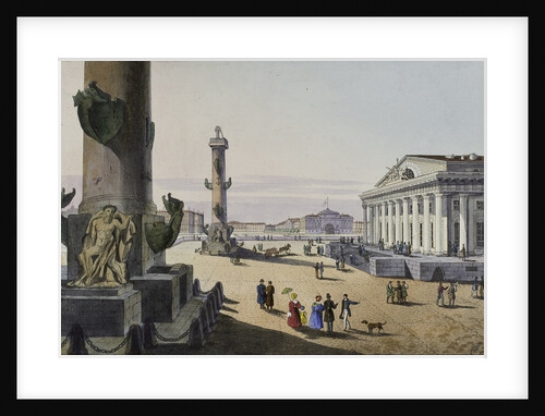 Stock exchange and Admirality in St. Petersburg, First half of the 19th cent by Karl Petrovich Beggrov