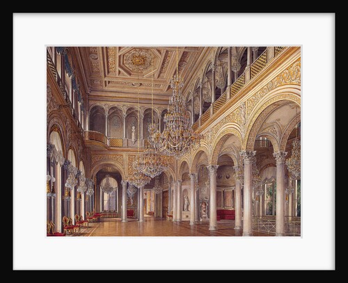 Interiors of the New Hermitage. The Pavilion Hall by Eduard Hau