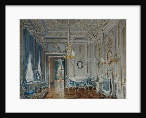 Dressing Room of the Empress Maria Feodorovna at the Gatchina Palace by Eduard Hau