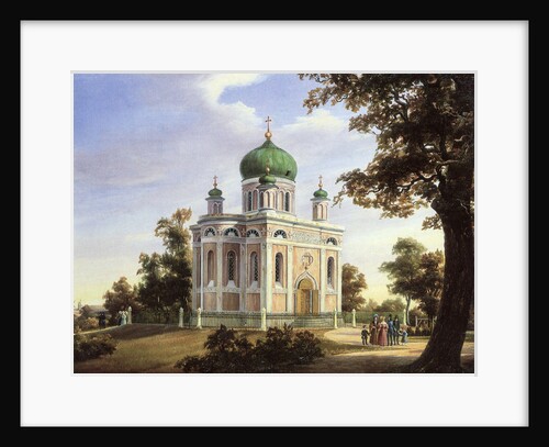 Alexander Nevsky Church at Potsdam, 1838 by Carl Daniel Freydanck