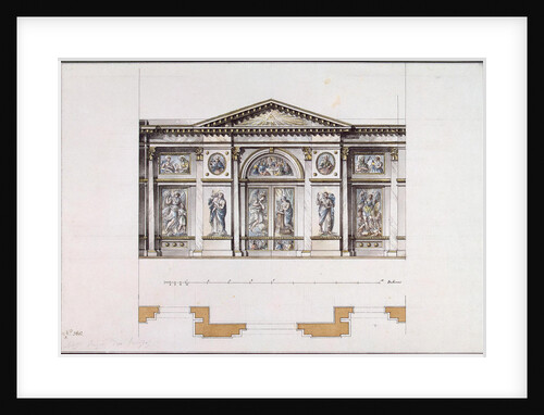 Iconostasis in the Smolny Convent of the Resurrection in St. Petersburg, 1780s by Giacomo Antonio Domenico Quarenghi