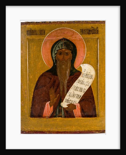 Venerable Nikita Stylites of Pereyaslavl, 17th century by Russian icon