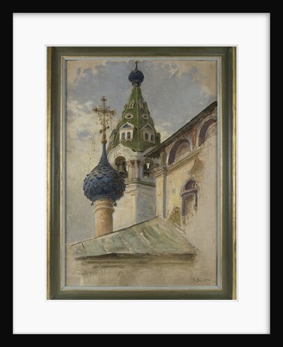 The Archangel Michael Church in Kostroma, 1910 by Genrikh Genrikhovich Schmidt