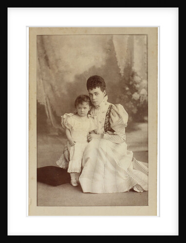 Grand Duchess Xenia Alexandrovna of Russia with Daughter Irina, c. 1882 by Sergei Lvovich Levitsky