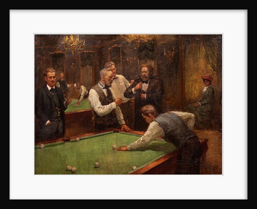 Billiard Players by Ilya Savvich Galkin