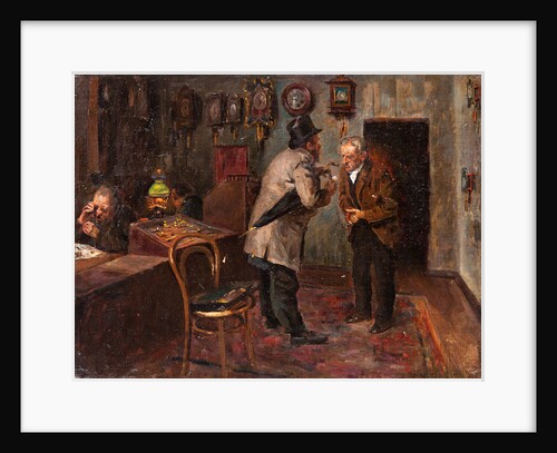 At the Jewelers, 1917 by Vladimir Yegorovich Makovsky