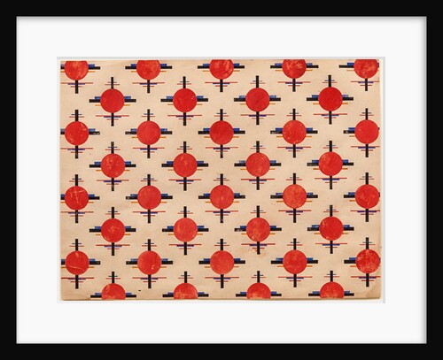 Suprematist Pattern. Fabric design, ca 1921 by Ilya Grigoryevich Chashnik