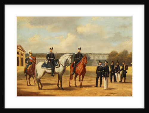 Grenadiers at Tsarskoe Selo by Nikolai Sergeyevich Matveyev