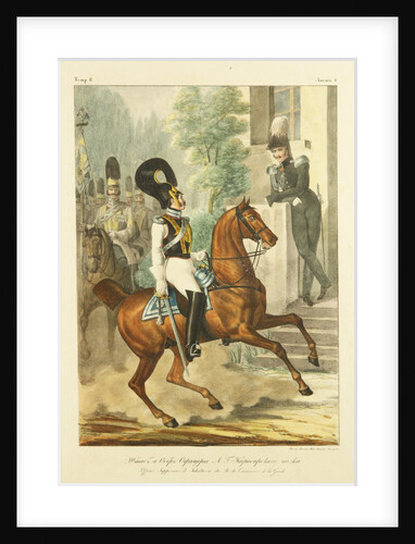 Staff and Senior Officers of the Life-Guards Cuirassier Regiment, c. 1830 by Lev Alexandrovich Belousov