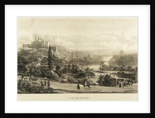 View of Tiflis, 1830s by Godefroy Engelmann