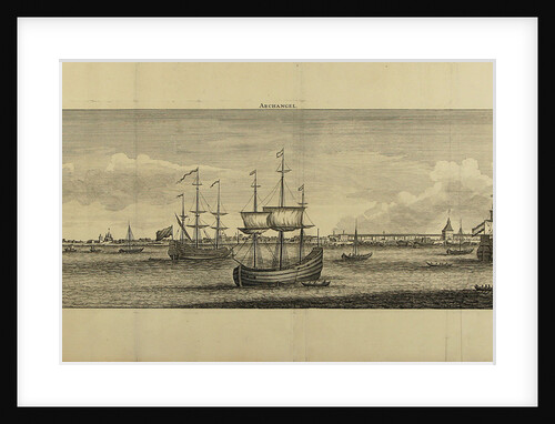 View of Arkhangelsk, ca 1770 by Anonymous