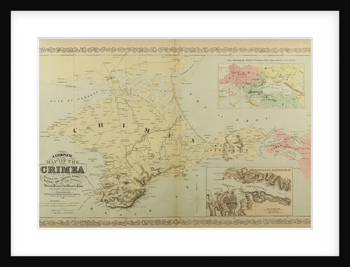 Map of the Crimea. by Anonymous master