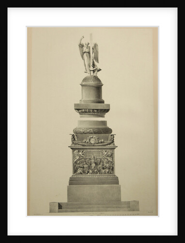 Project of the Monument Consecrated to the Memory of the Emperor Alexander I, 1829 by Anonymous