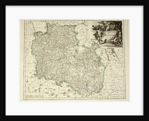 Map of Pskov Governorate, 1792 by Anonymous